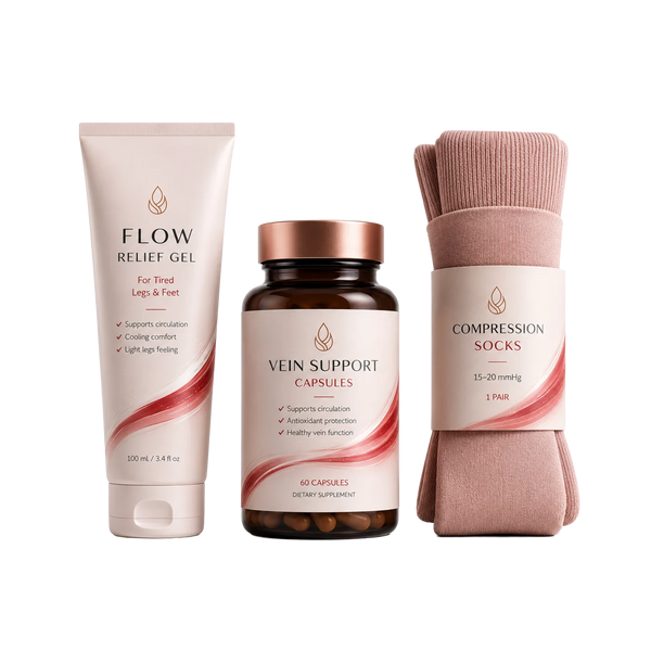 Varicose Vein and Leg Relief 3-Step System