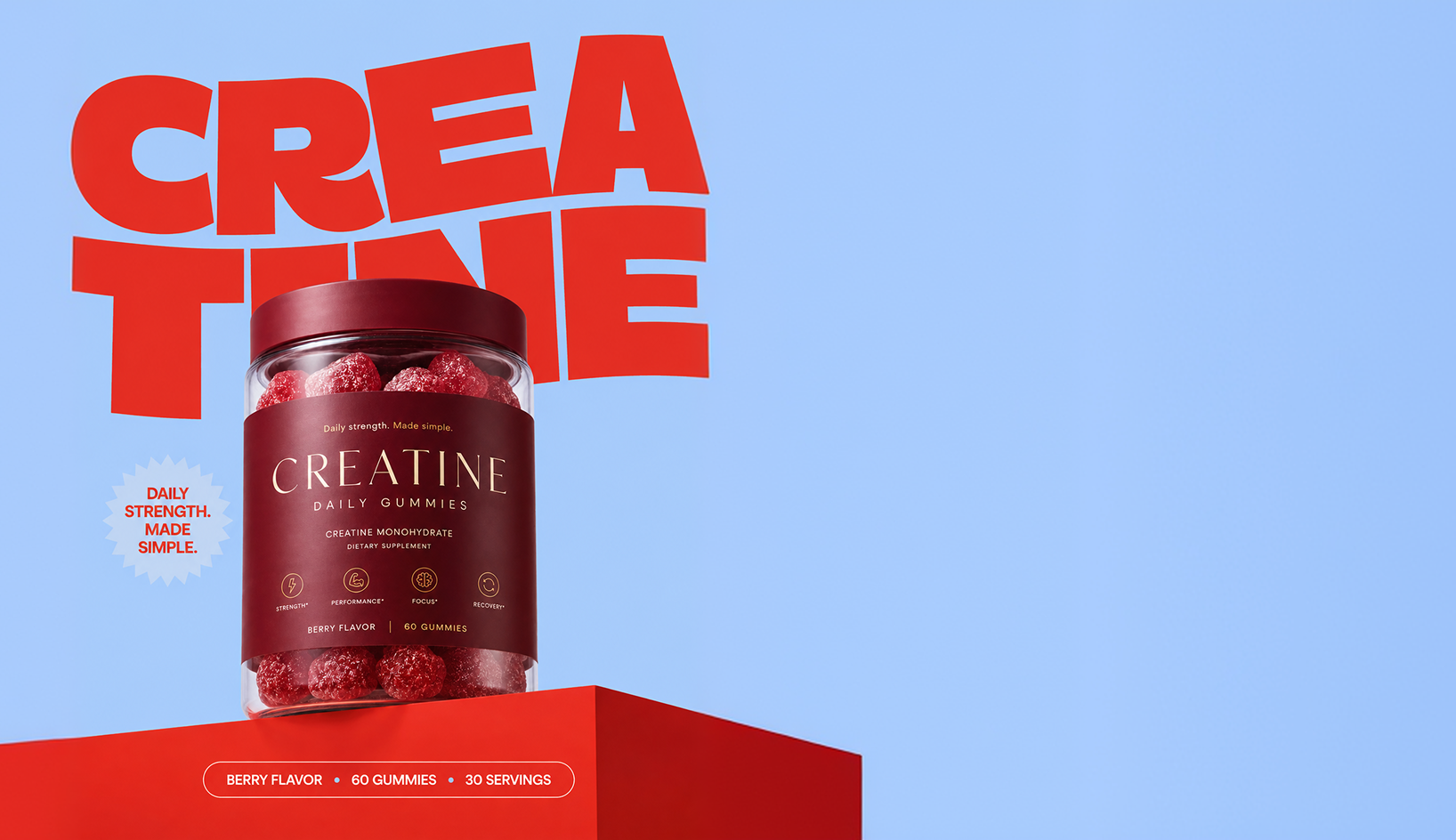 Creatine Daily Gummies — daily strength, made simple